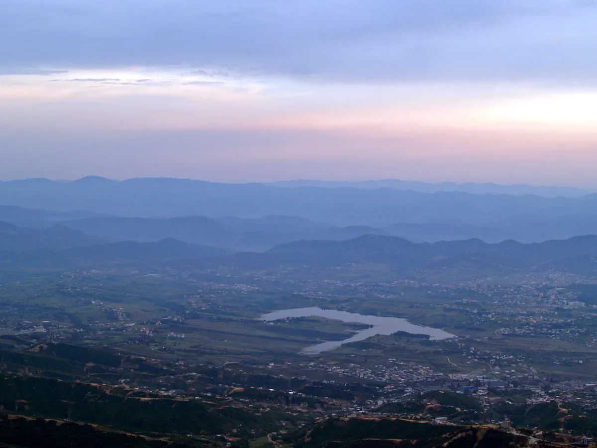 Mountain Views at Mount Dajti National Park in Tirana