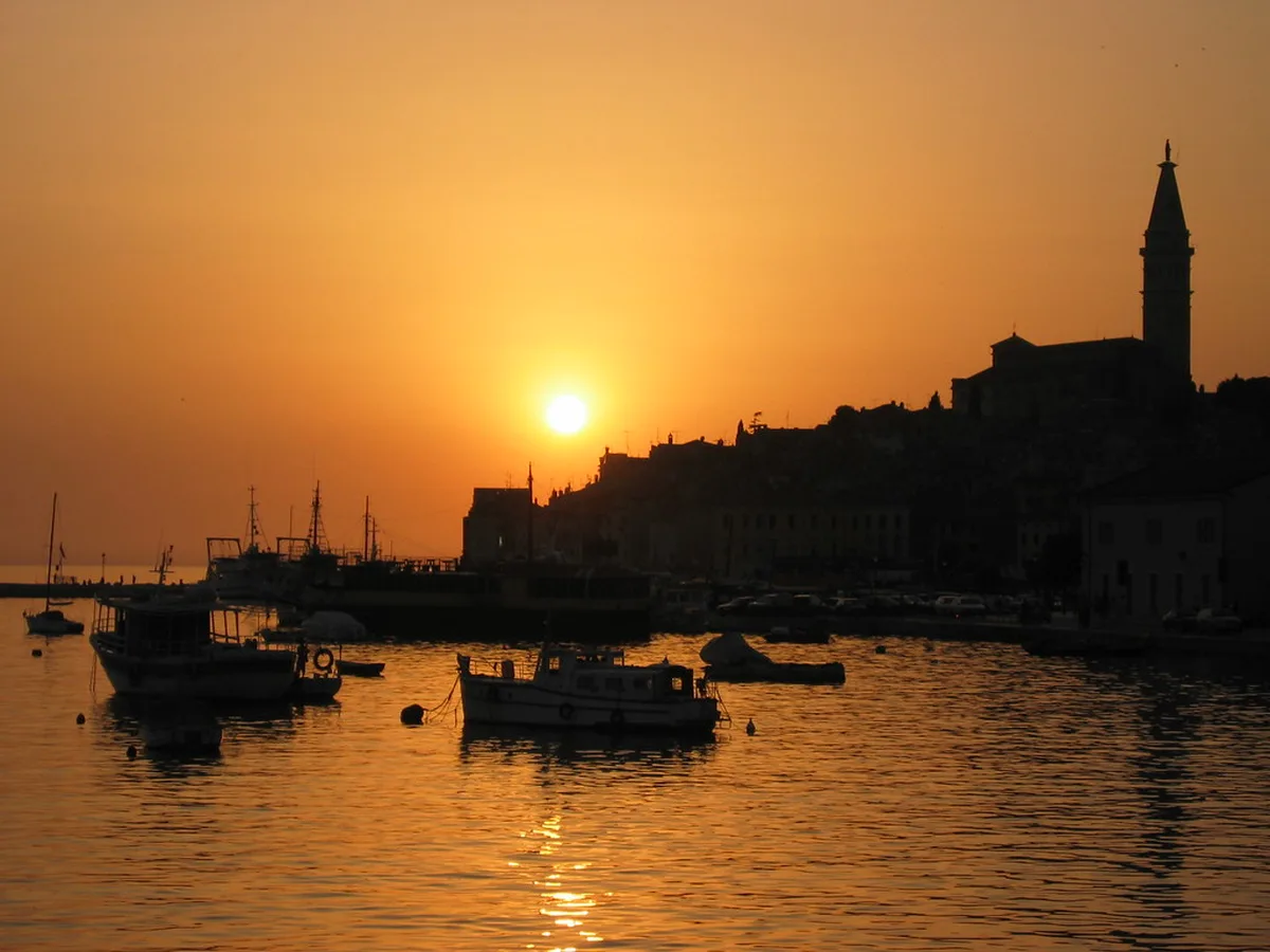Rovinj Sunset The Golden Hour from the Old Town Hilltop in Rovinj
