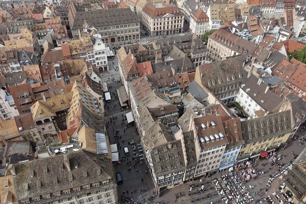 Visiting the Strasbourg Cathedral Platform and Clock in France