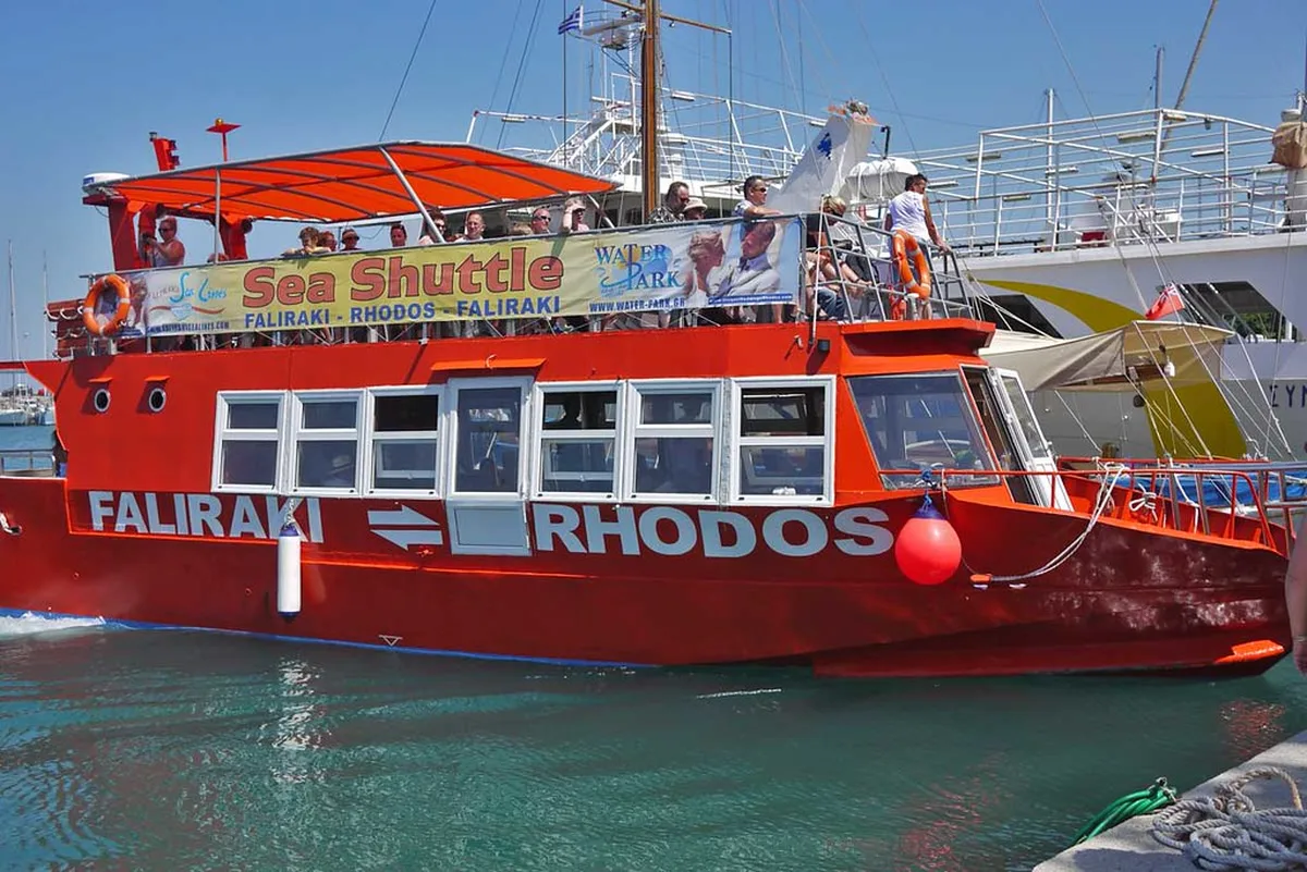 Faliraki and the East Coast Resort Beaches in Rhodes Town