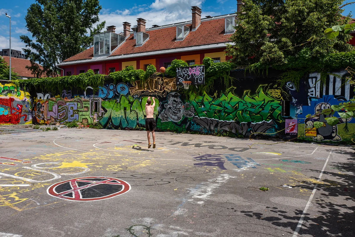 Alternative Culture at Metelkova Mesto in ljubljana